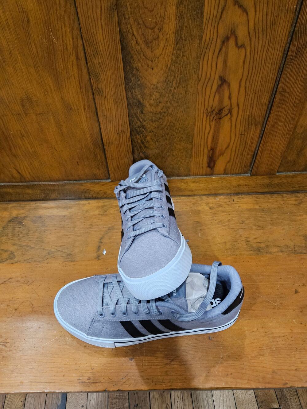 Adidas Daily 4.0 Gray/Cloud White/Black size 9.5